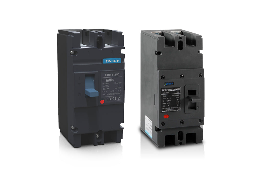 ONCCY DC MCCB EDM3 Series – 125A/250A 500VDC 2P